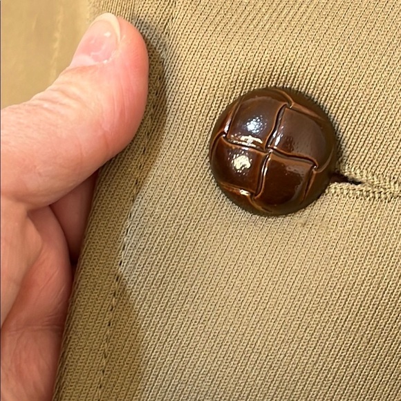 Classic Trench Coat With Fur Collar Men's Size 50 Regular Vintage Botany 500 - Picture 9 of 16